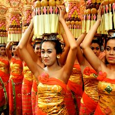 Religious Procession, Bali